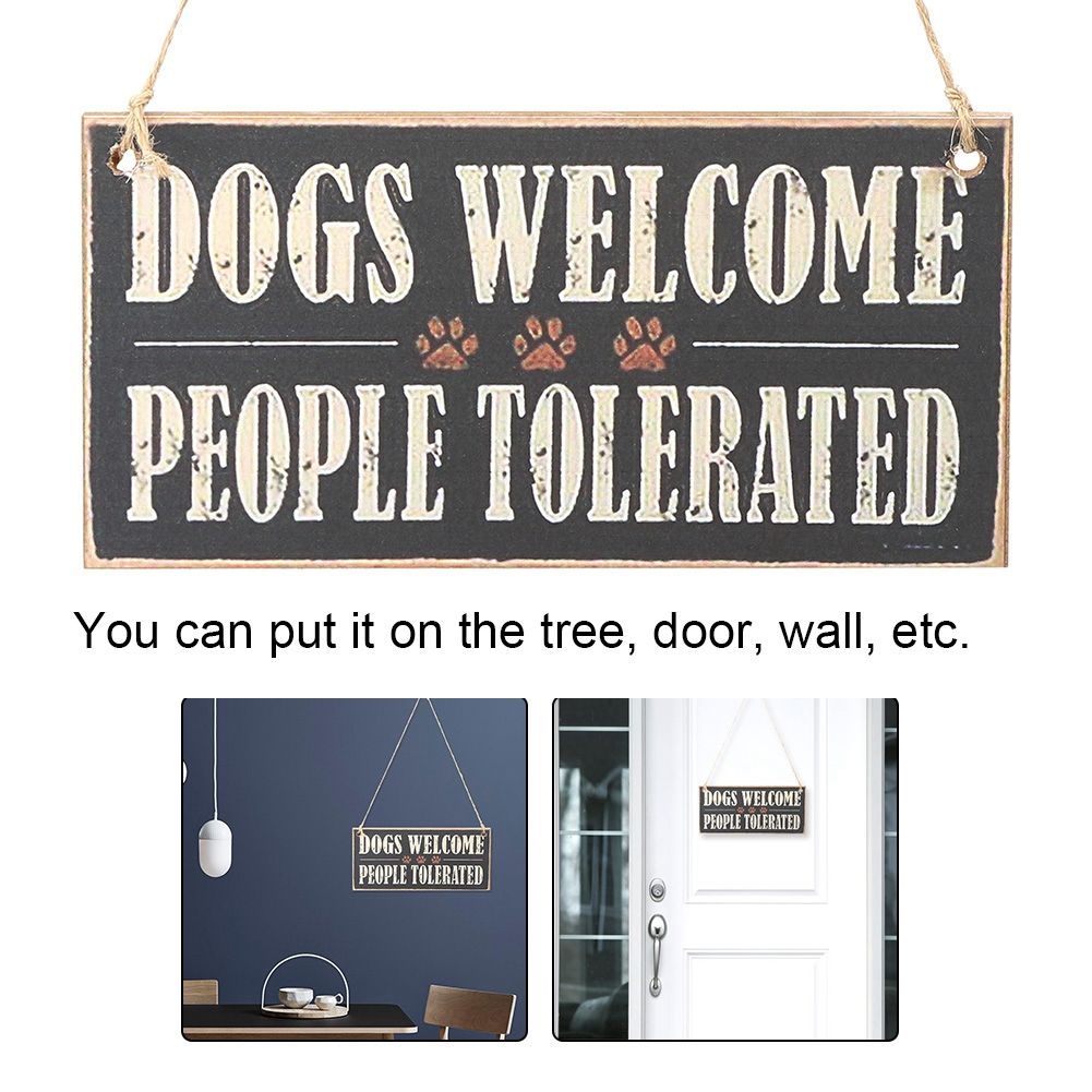 2PCS Door Window Wall Hanging Plaque Wooden Hanging Board Sign DIY Festive view 12