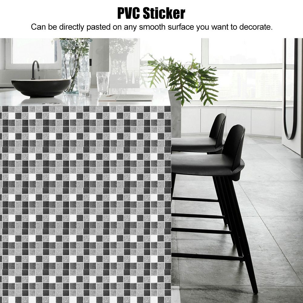 PVC Ceramic Tile Wall Sticker Self‑ view 12