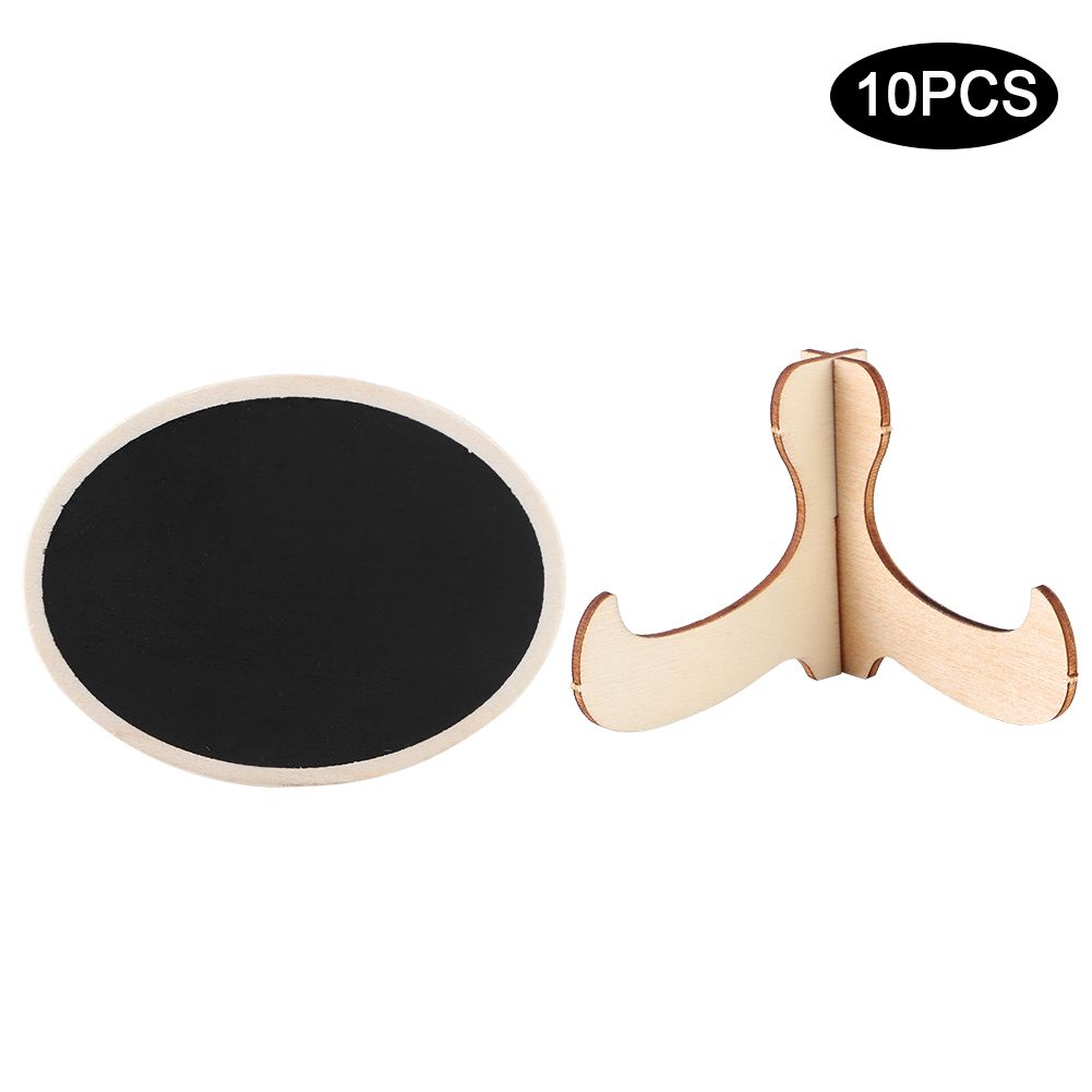 10Pcs Wood Mini Display Blackboard Art Craft Desktop Message Board Ornament view 7