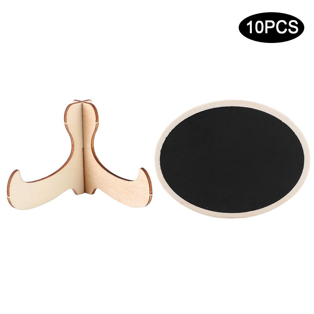 10Pcs Wood Mini Display Blackboard Art Craft Desktop Message Board Ornament view 9