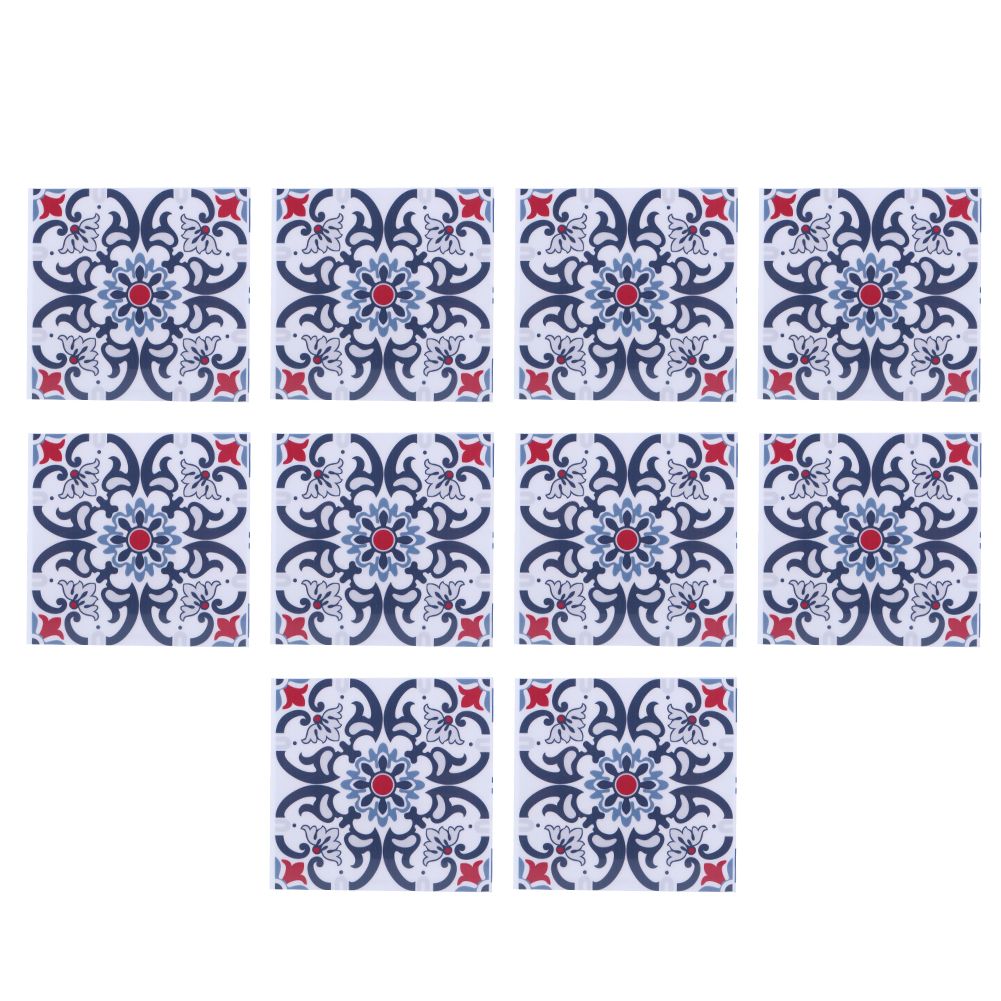 10Pcs Household Waterproof Kitchen Bathroom Decorative Ceramic Tile Stickers view 2