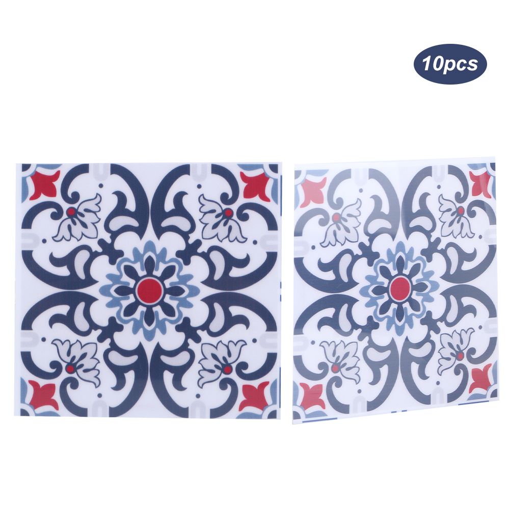 10Pcs Household Waterproof Kitchen Bathroom Decorative Ceramic Tile Stickers view 5