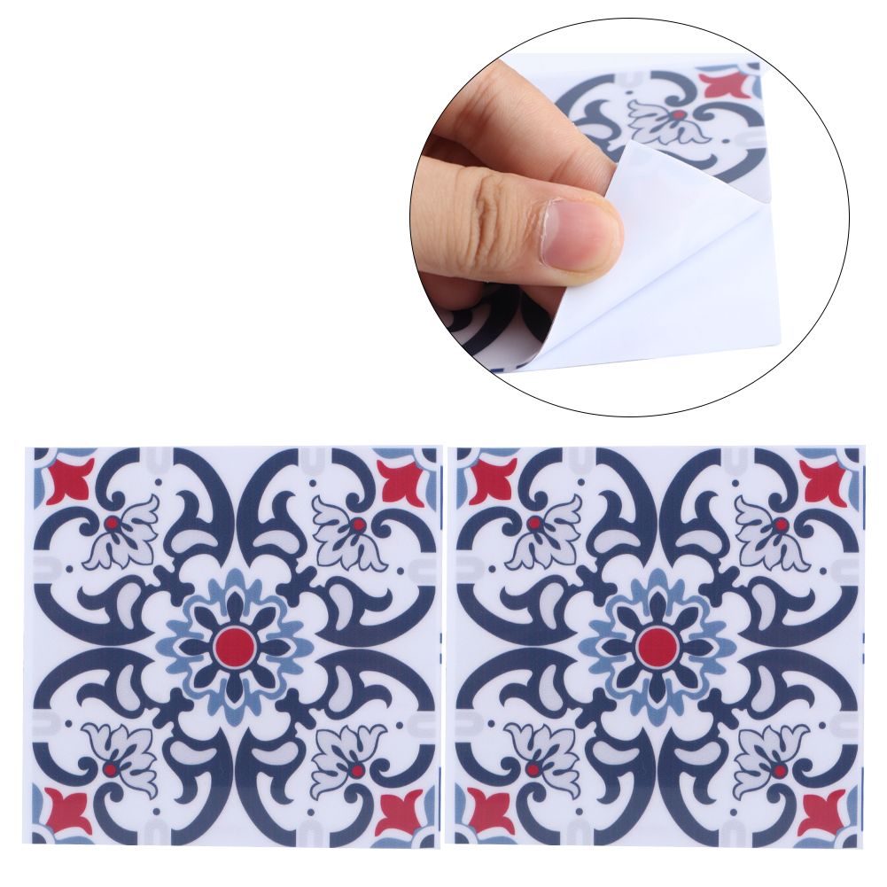 10Pcs Household Waterproof Kitchen Bathroom Decorative Ceramic Tile Stickers view 8