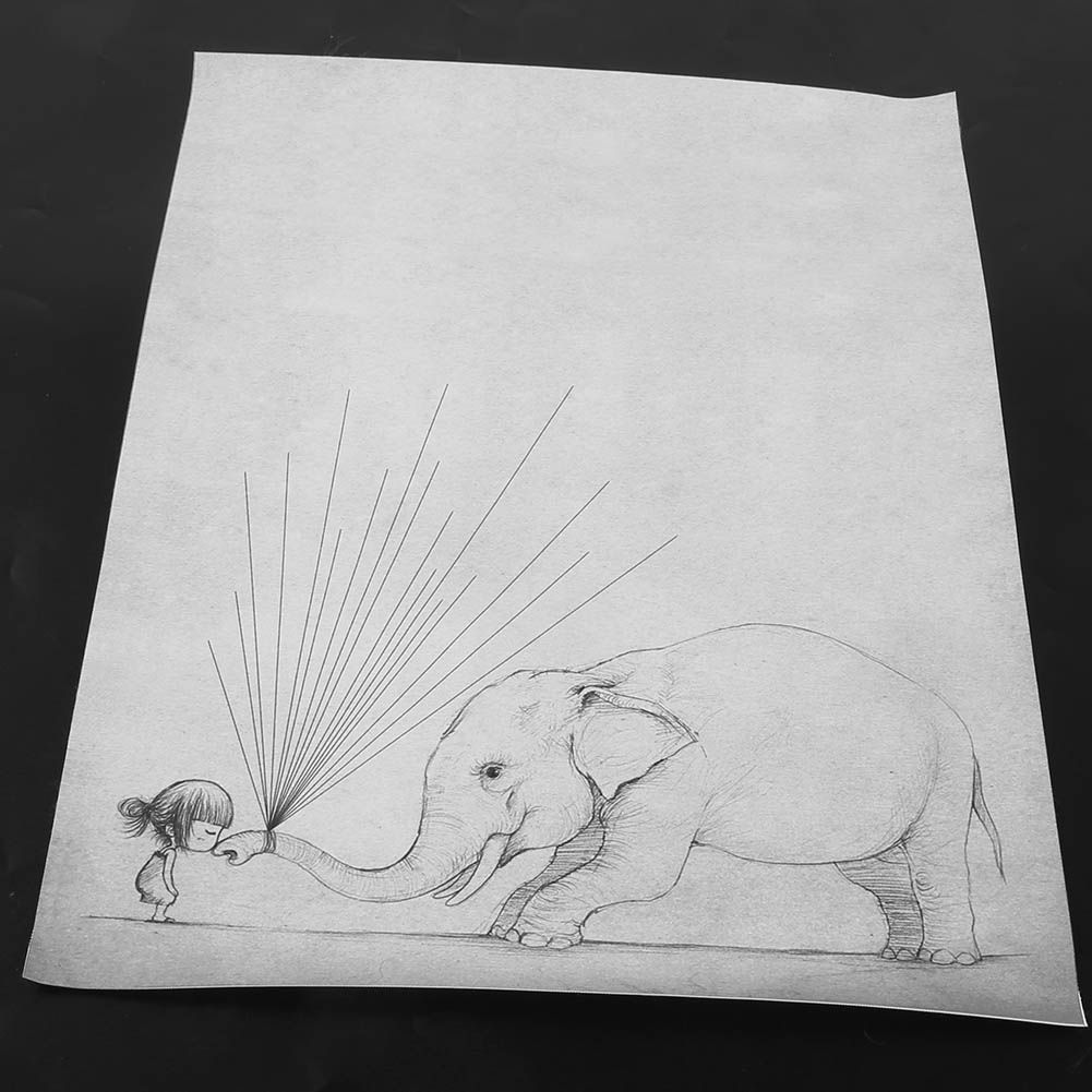 Fingerprint Painting Elephant Balloon Cartoon DIY Fingerprint Painting for view 11