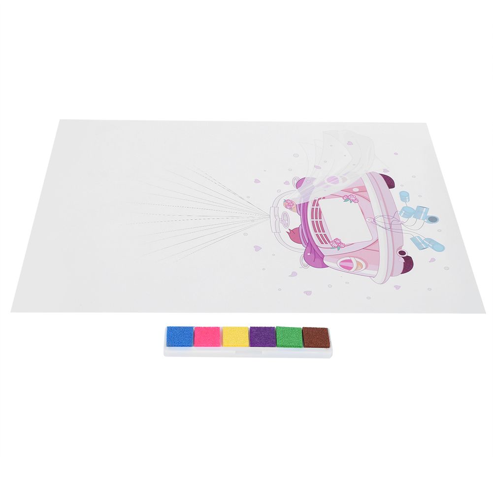 DIY Fingerprint Guest Book Tree Signin Book Wedding Anniversary Birthday Party view 4