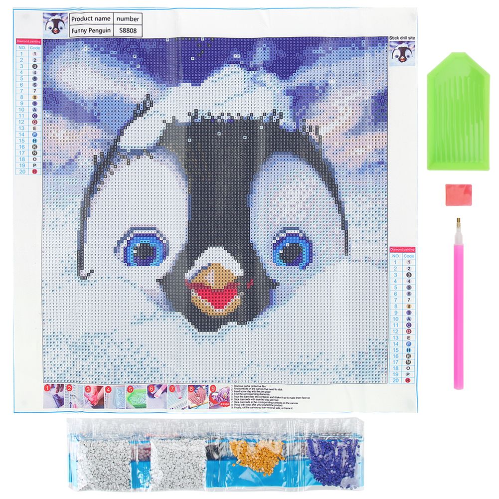 DIY Hand‑Made Cute Animal Pattern Diamond Painting Kit Handcraft for view 2