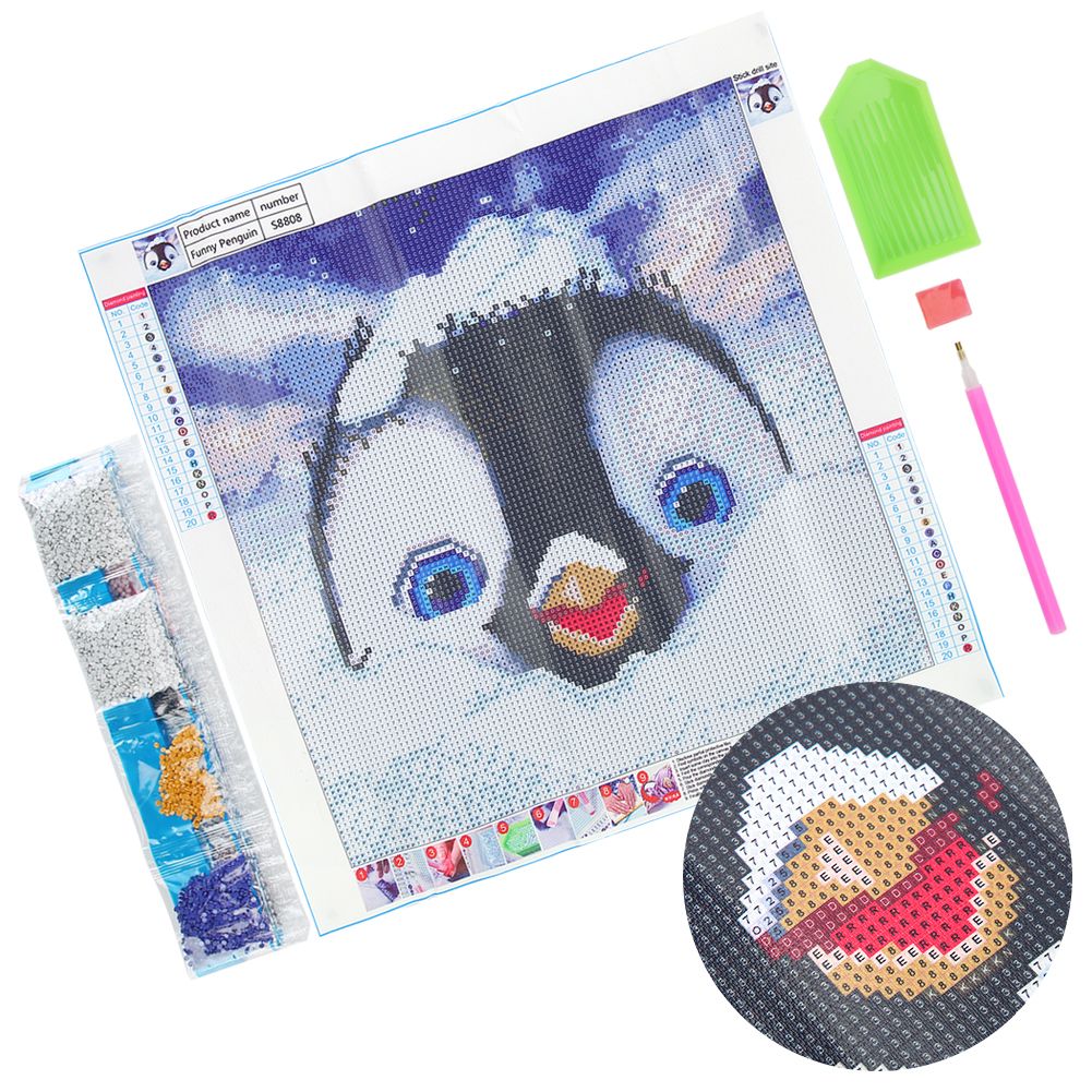 DIY Hand‑Made Cute Animal Pattern Diamond Painting Kit Handcraft for view 3