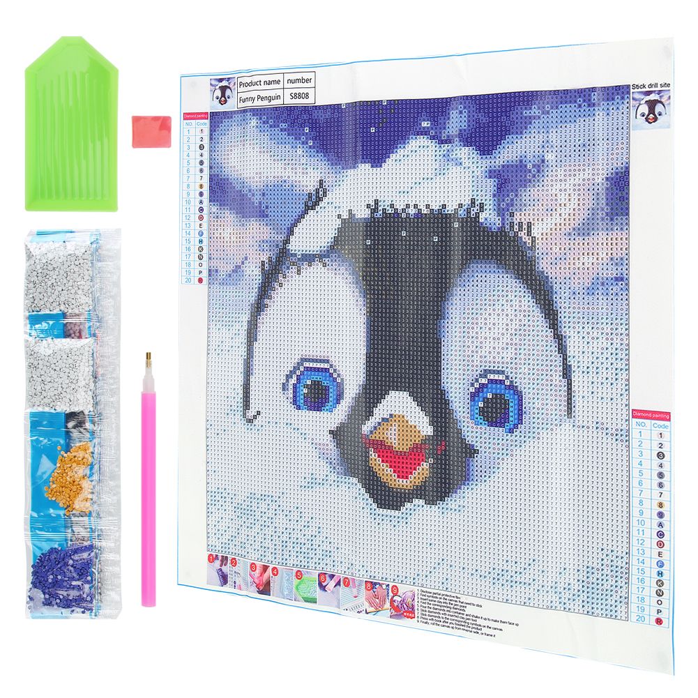 DIY Hand‑Made Cute Animal Pattern Diamond Painting Kit Handcraft for view 6