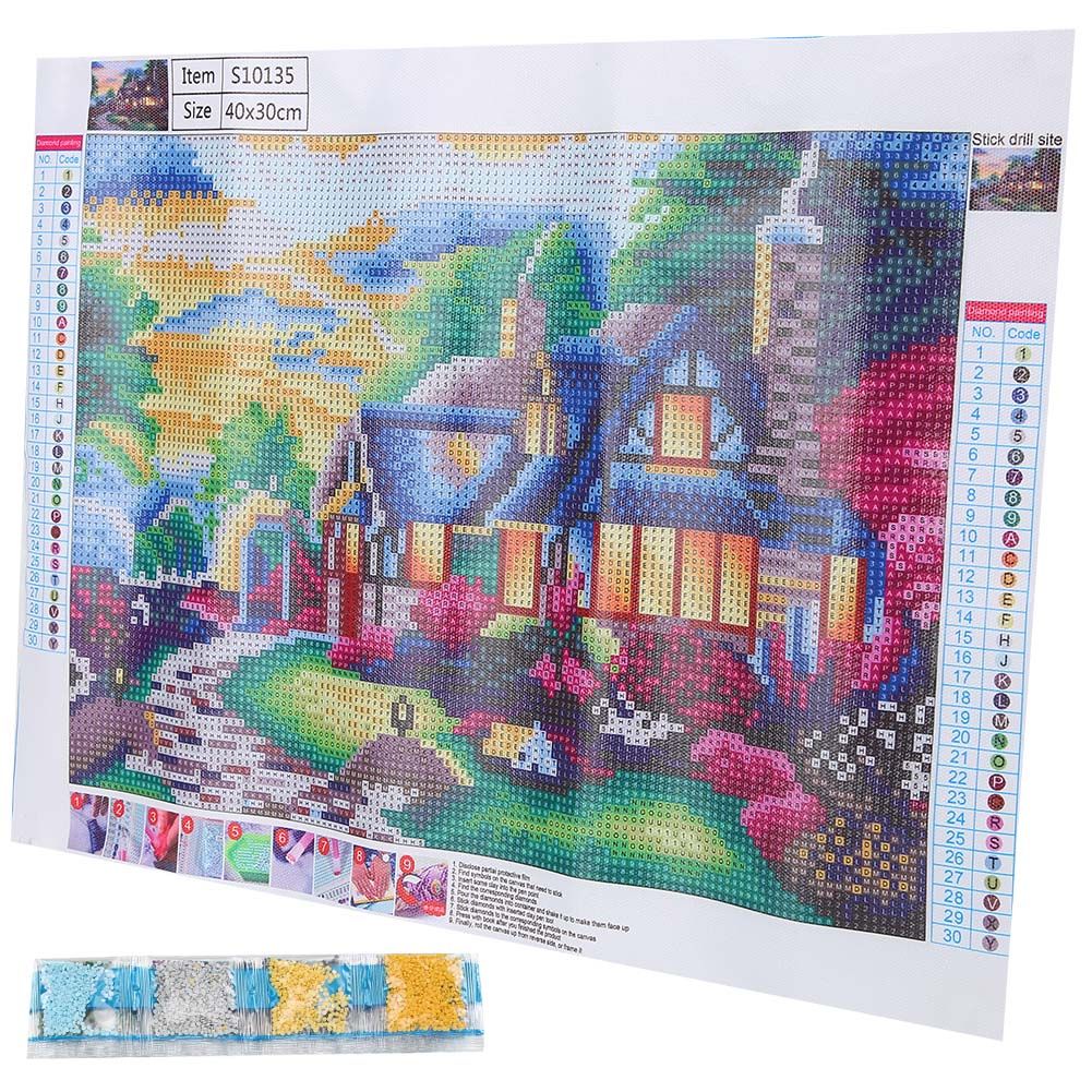 DIY Hand‑Made Diamond Painting Kit Ornament Art Crafts for Home Bedroom view 7