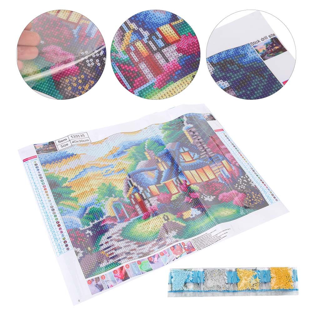 DIY Hand‑Made Diamond Painting Kit Ornament Art Crafts for Home Bedroom view 8