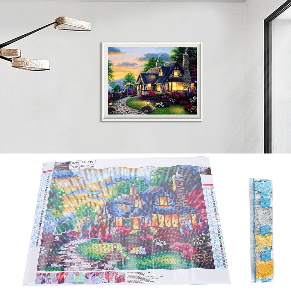 DIY Hand‑Made Diamond Painting Kit Ornament Art Crafts for Home Bedroom view 10