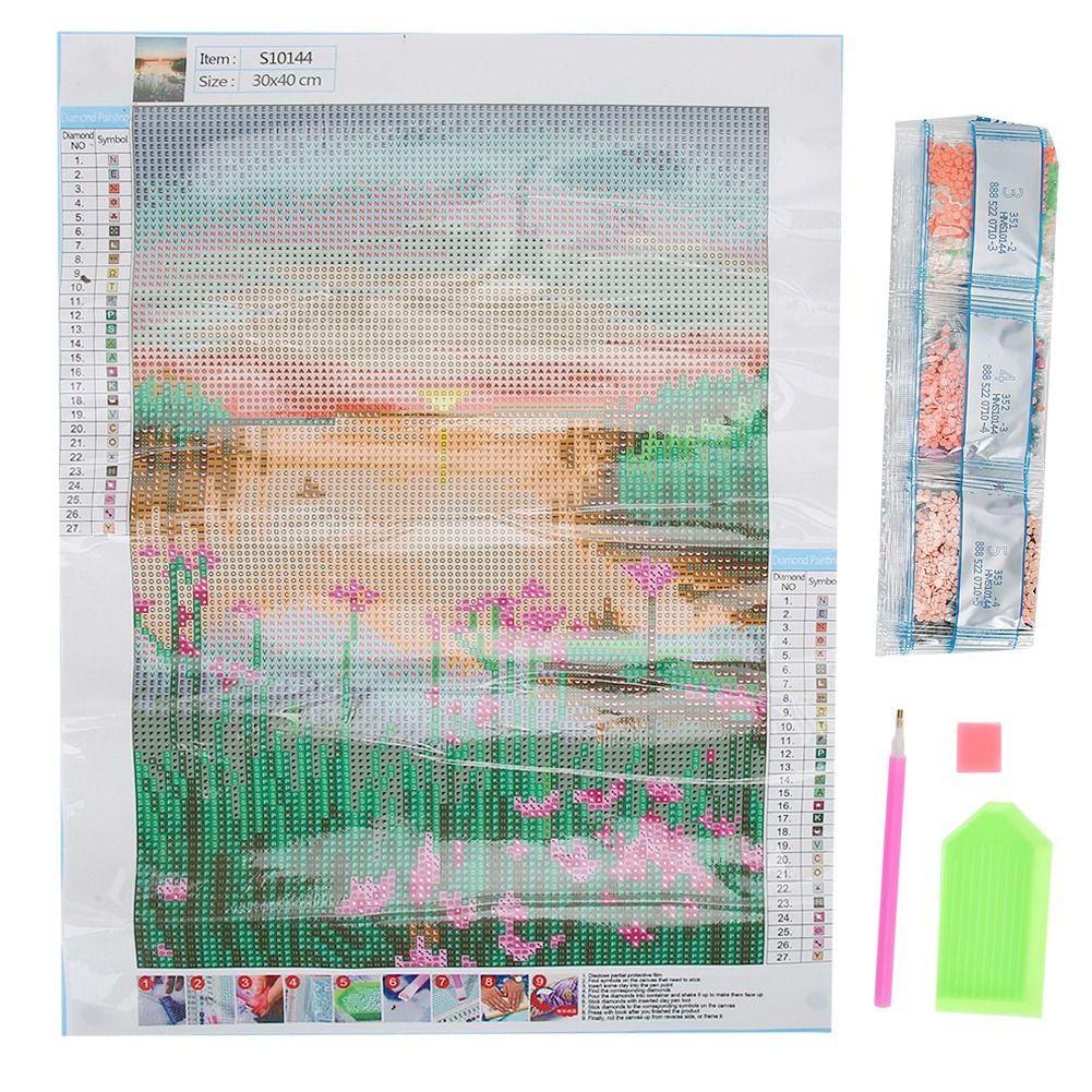 5D Diamond Painting Kits for Children Rhinestone DIY Picture Art Accessories view 2