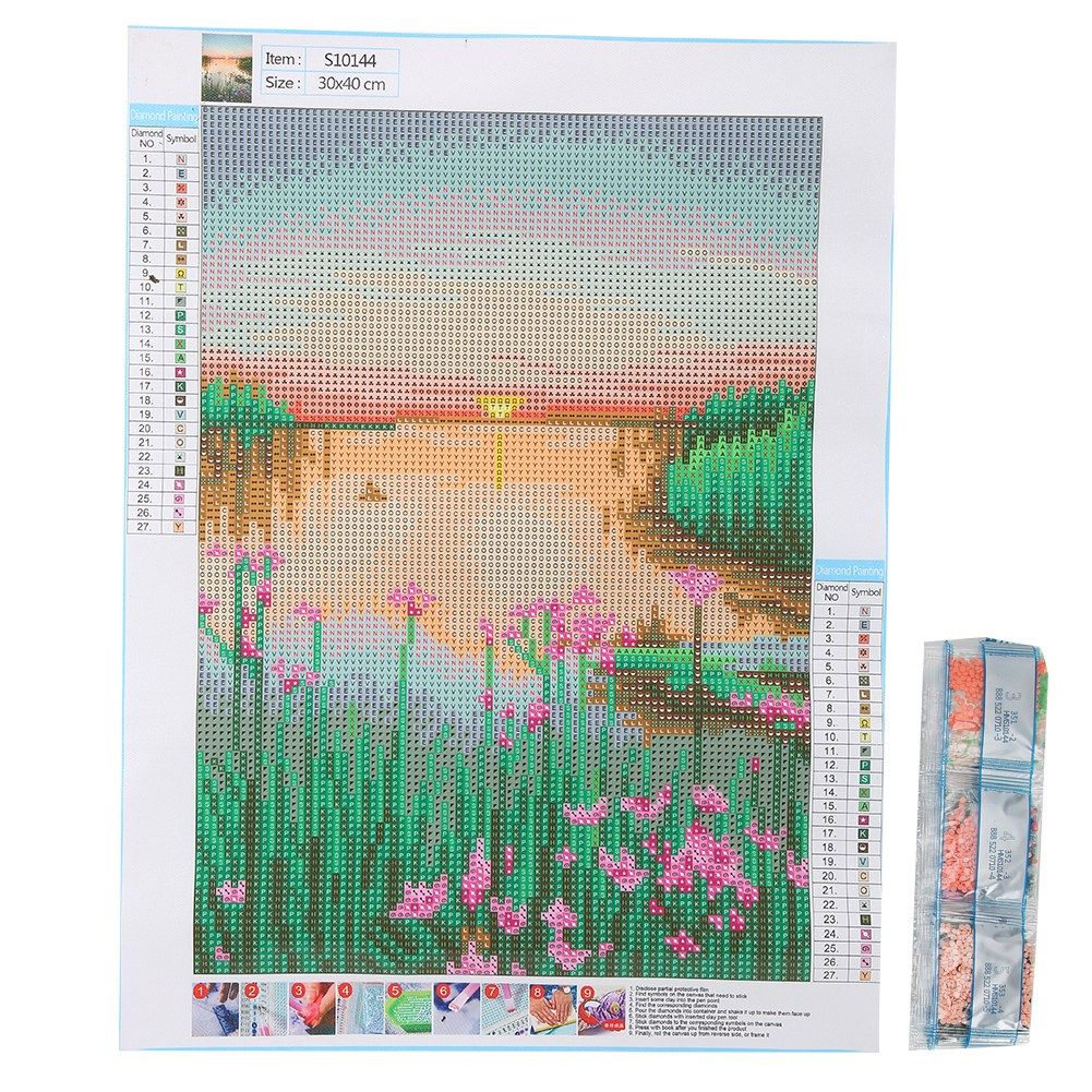 5D Diamond Painting Kits for Children Rhinestone DIY Picture Art Accessories view 3