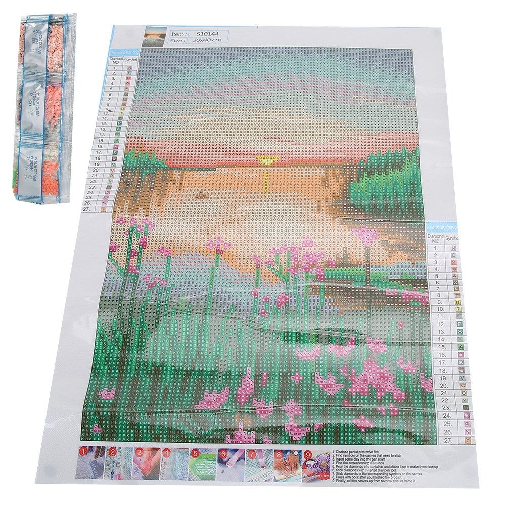 5D Diamond Painting Kits for Children Rhinestone DIY Picture Art Accessories view 7
