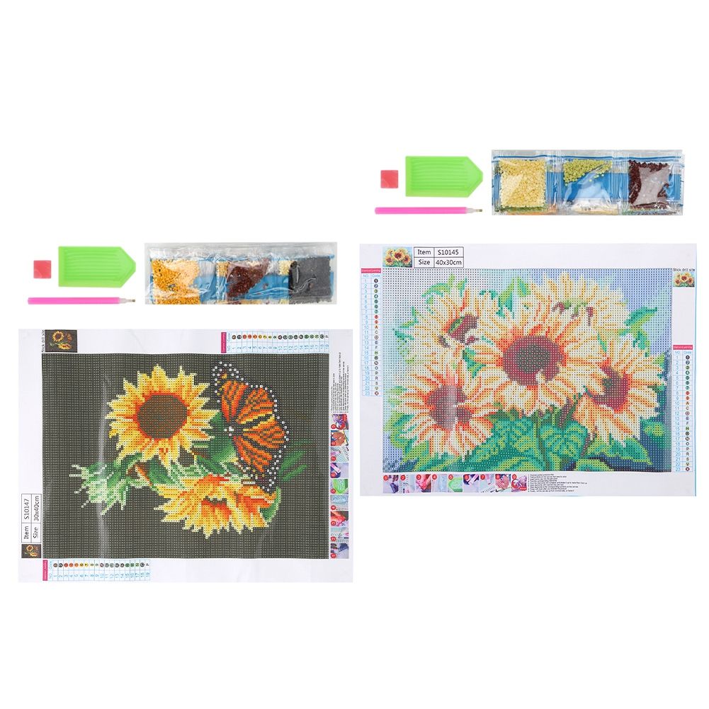 2Pcs DIY Landscape Pattern Diamond Painting Kit Handicraft for Home Bedroom view 6
