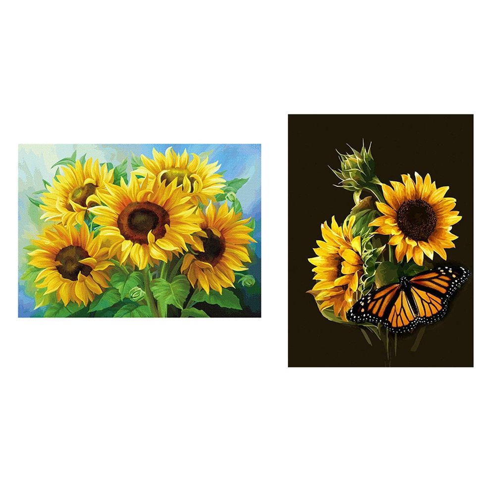 2Pcs DIY Landscape Pattern Diamond Painting Kit Handicraft for Home Bedroom view 10