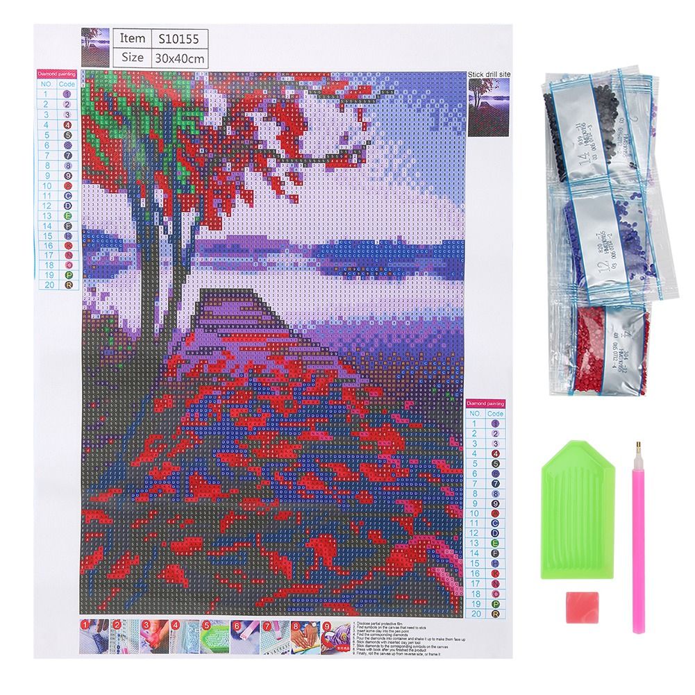 DIY Diamonds Painting Kit Handmade Paintings Pictures Craft Living Room view 2