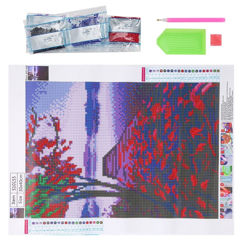 DIY Diamonds Painting Kit Handmade Paintings Pictures Craft Living Room view 3