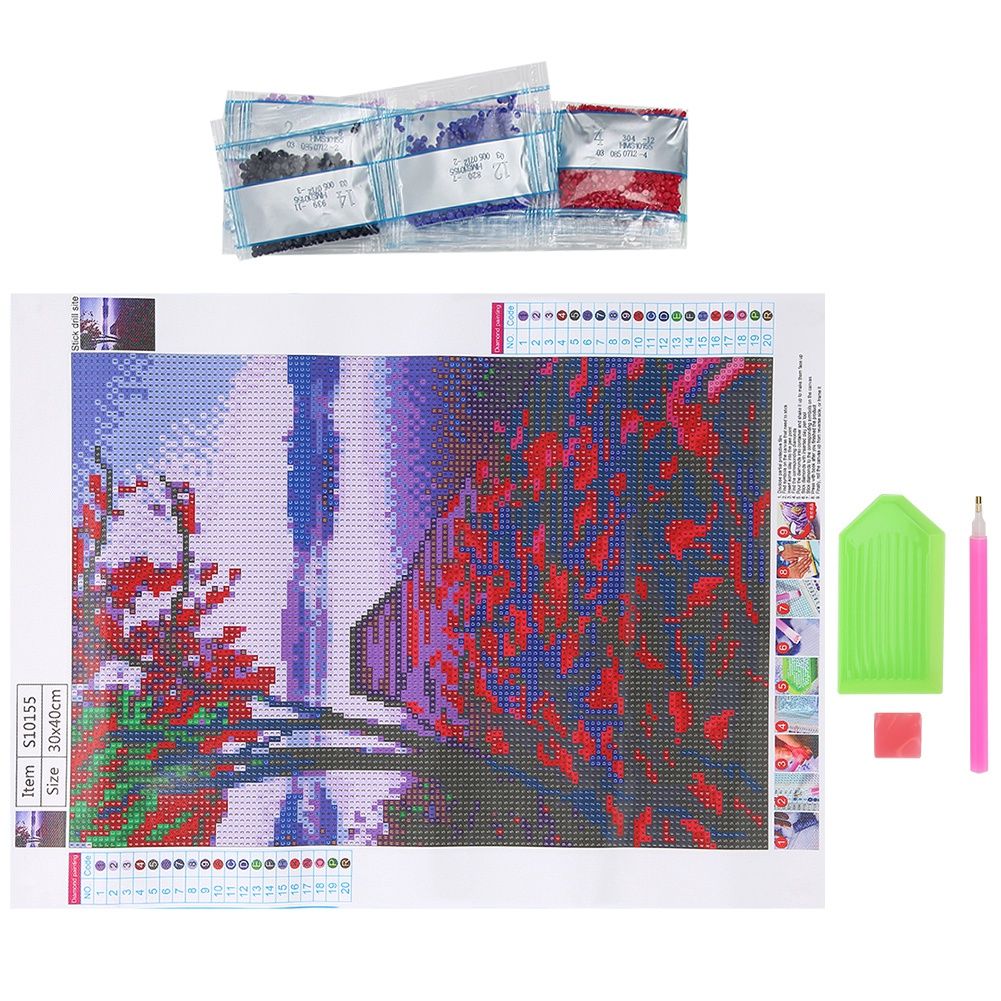 DIY Diamonds Painting Kit Handmade Paintings Pictures Craft Living Room view 4