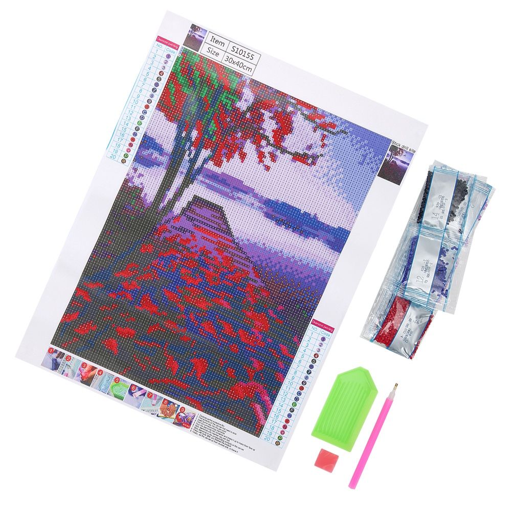 DIY Diamonds Painting Kit Handmade Paintings Pictures Craft Living Room view 5