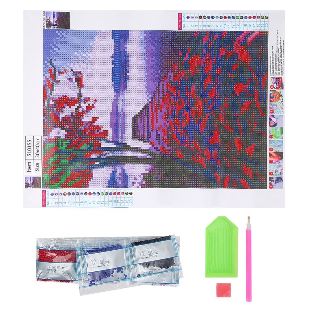 DIY Diamonds Painting Kit Handmade Paintings Pictures Craft Living Room view 6