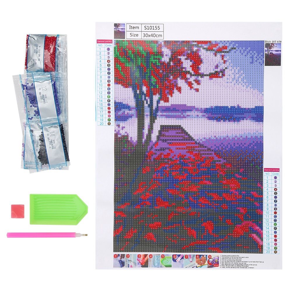 DIY Diamonds Painting Kit Handmade Paintings Pictures Craft Living Room view 7