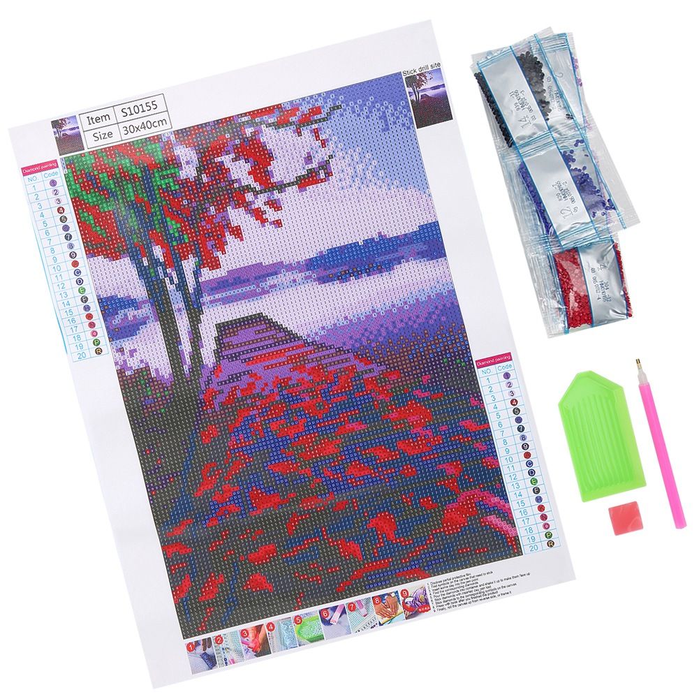 DIY Diamonds Painting Kit Handmade Paintings Pictures Craft Living Room view 8