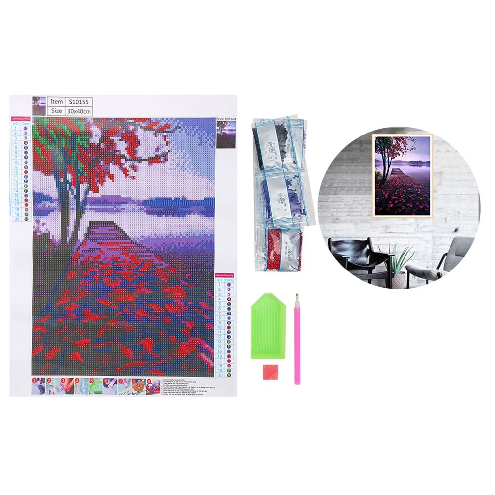 DIY Diamonds Painting Kit Handmade Paintings Pictures Craft Living Room view 9