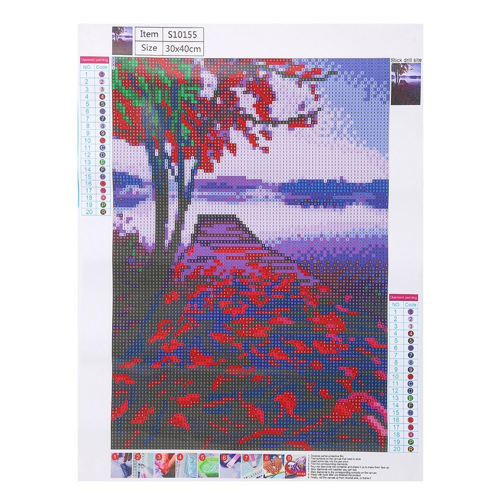 DIY Diamonds Painting Kit Handmade Paintings Pictures Craft Living Room view 11