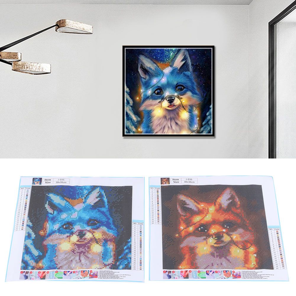 2Pcs DIY HandMade Diamond Painting Kits Art Crafts for Home Decoration 30x30cm view 10