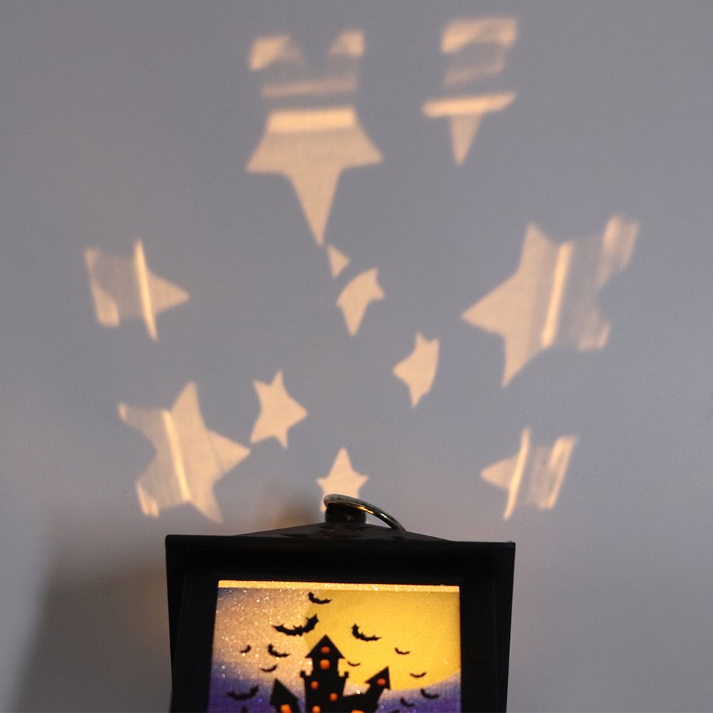 4Pcs/Set Halloween Vintage Hollow LED Night Light for Home Bar Decorative view 11