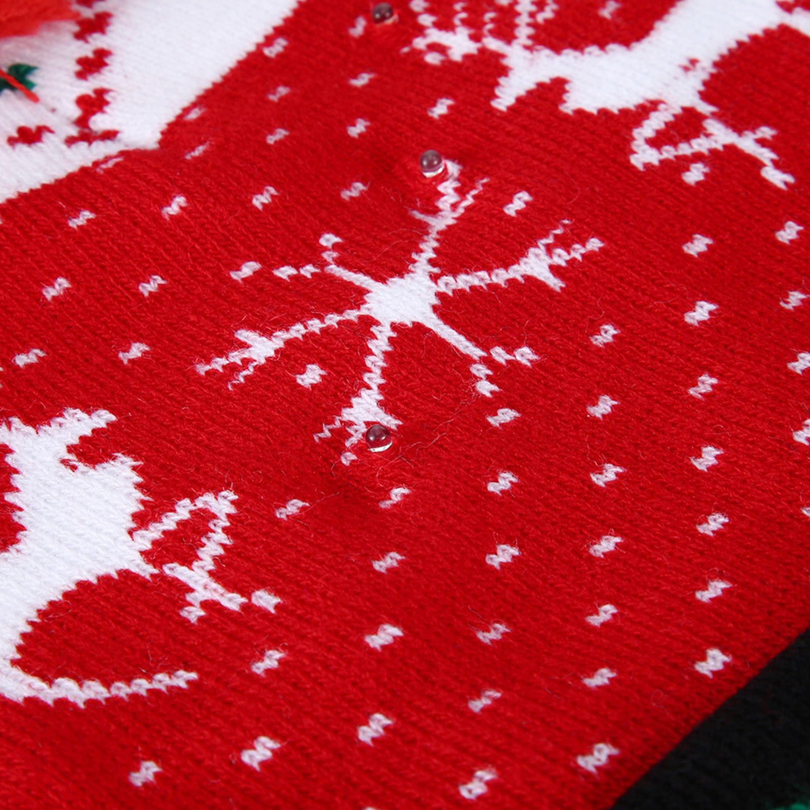Stylish Luminous Light Up Christmas Hat Knitted Hat for Adult Children view 12