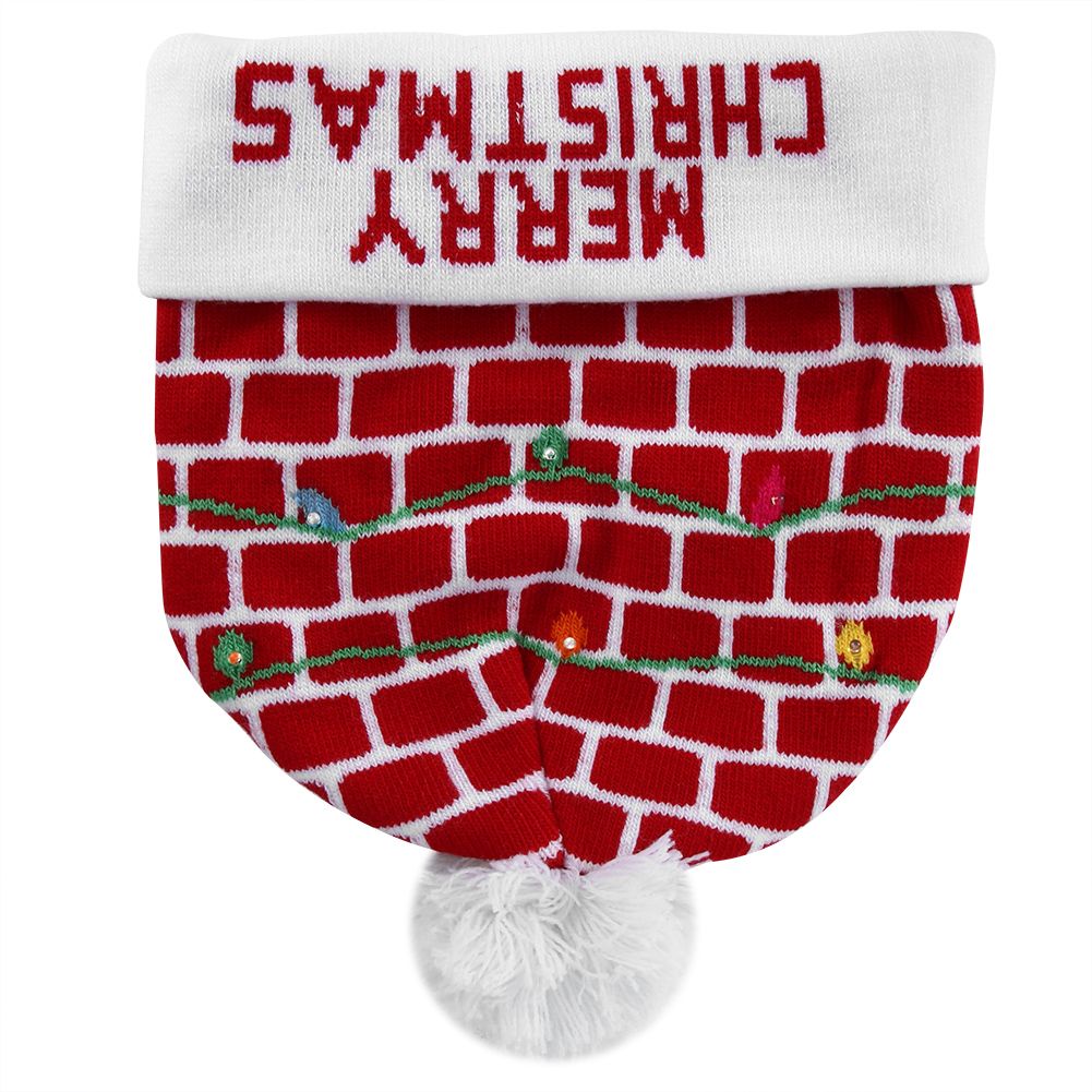 Christmas Knitted Soft Warm Winter Hat Light Hat for Children Adults Festivals view 3