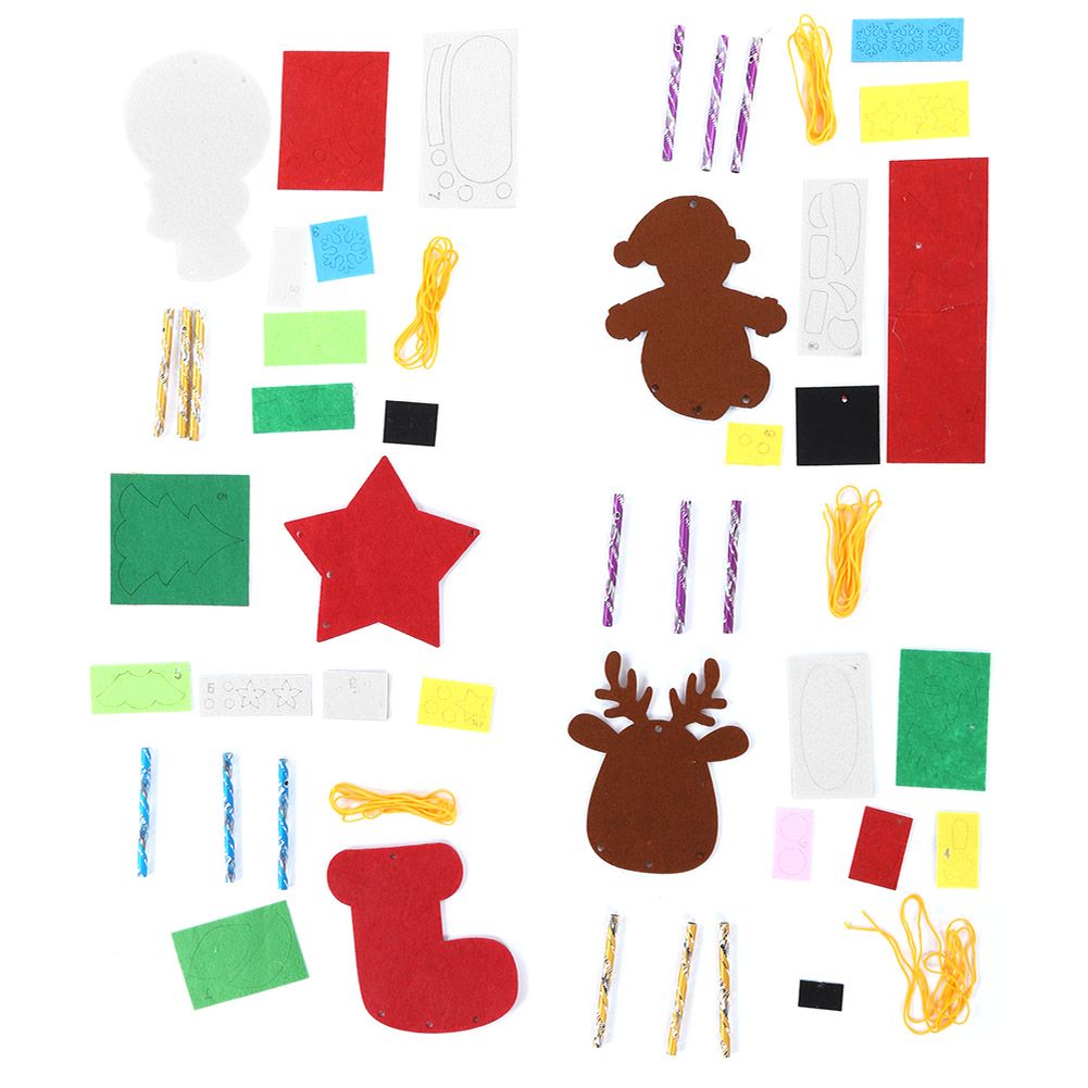 Children DIY Handcraft Wind Chimes Bells Xmas Tree Hanging Pendant Christmas view 3