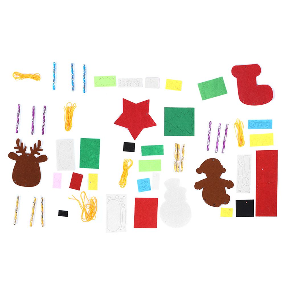 Children DIY Handcraft Wind Chimes Bells Xmas Tree Hanging Pendant Christmas view 7