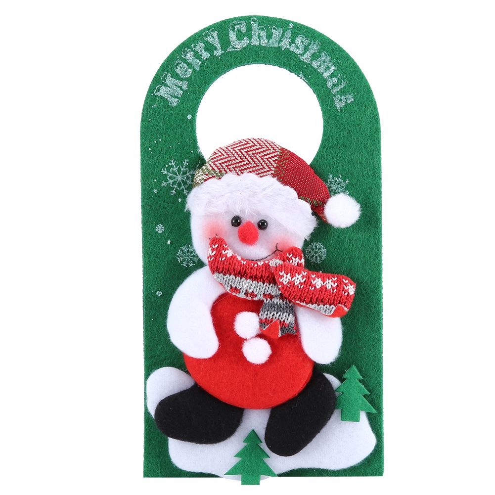 4PCS/Set Christmas Door Ornaments Cartoon Door Hanging Pendants for Hotel Shop view 12