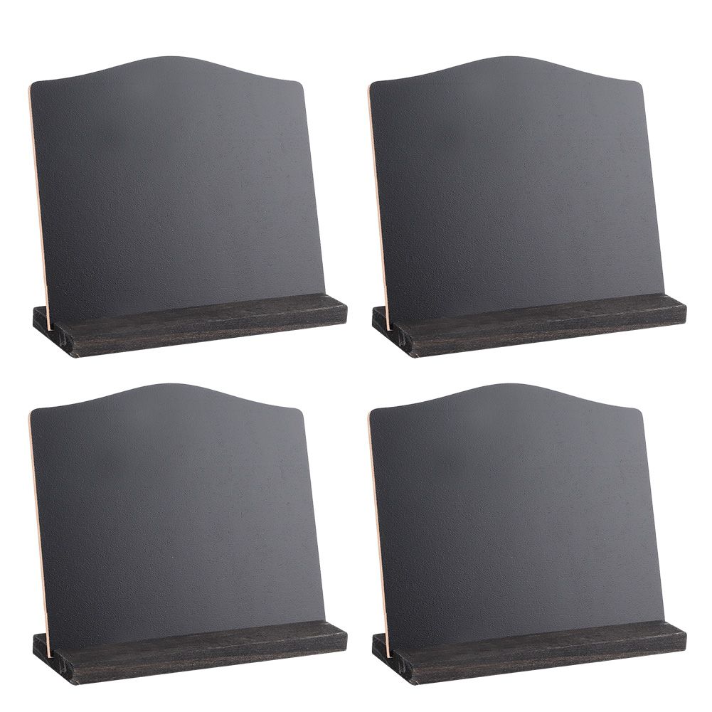 4Pcs Set Innovative DoubleSided Mini Blackboard Ornament for Home Hotel Bar — image 1