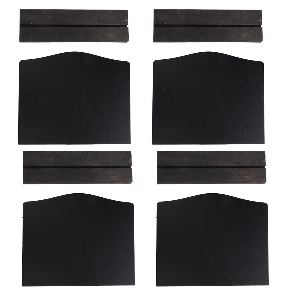 4Pcs Set Innovative DoubleSided Mini Blackboard Ornament for Home Hotel Bar view 2