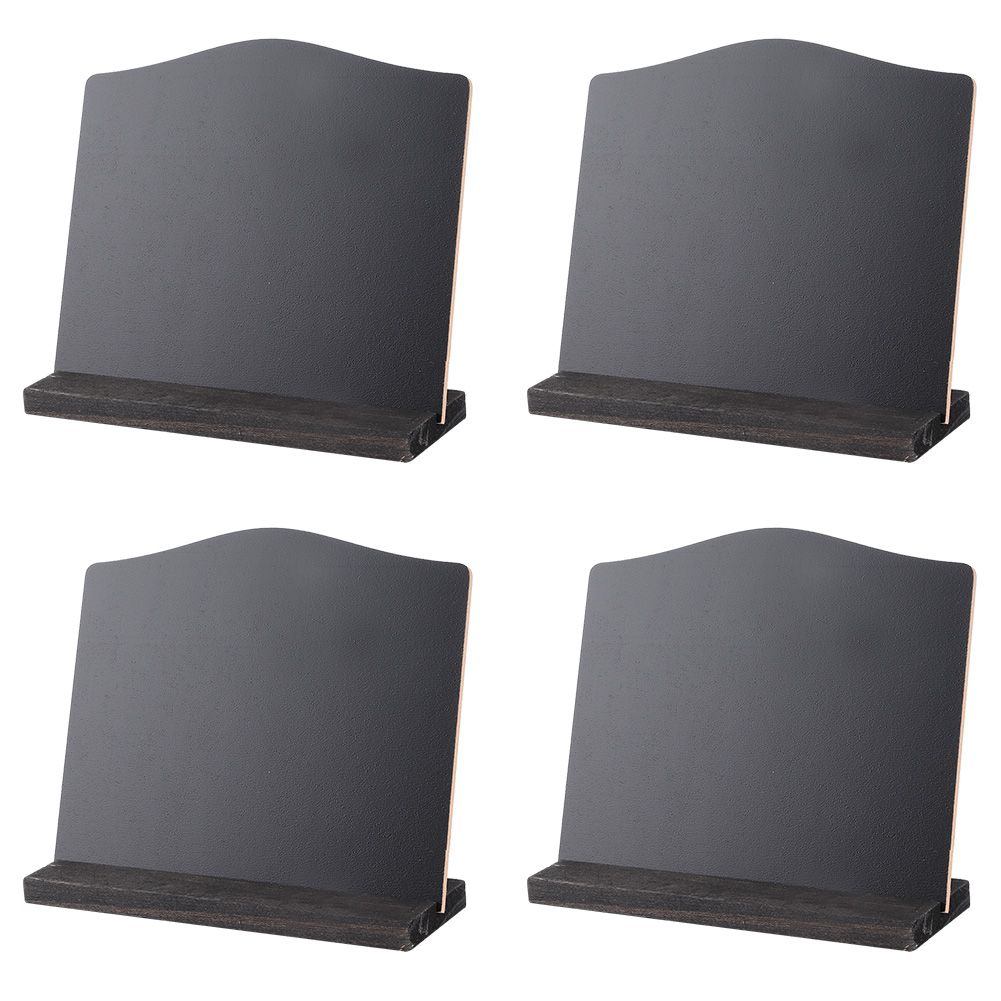4Pcs Set Innovative DoubleSided Mini Blackboard Ornament for Home Hotel Bar view 7