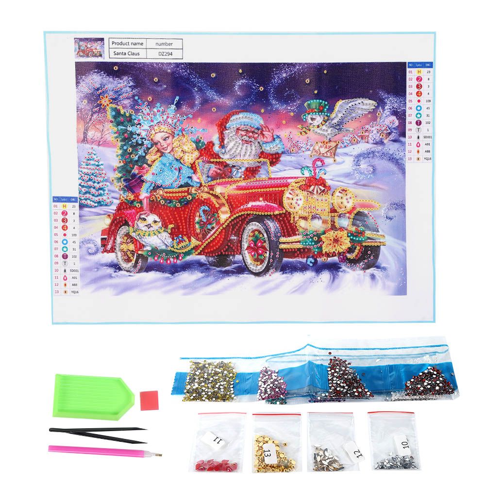 Christmas Diamond Painting Picture Rhinestones Painting DIY Home Decoration view 2