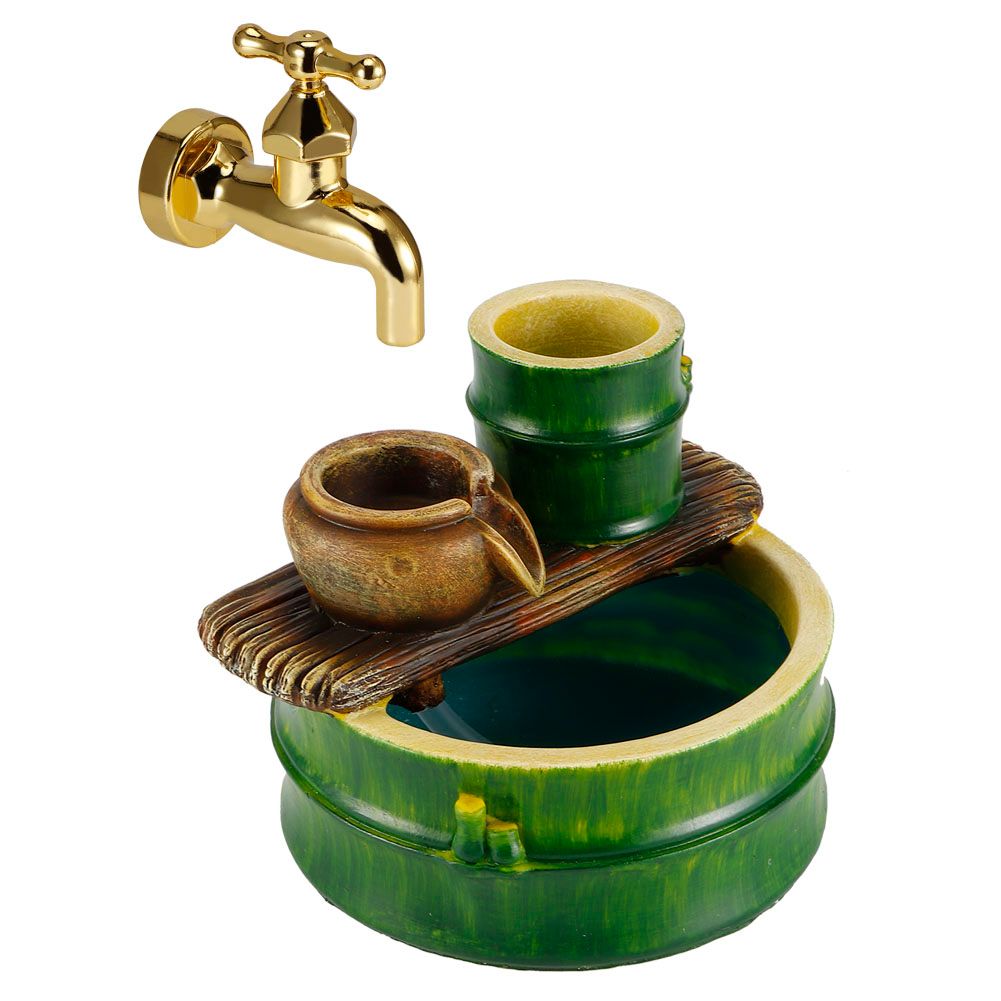 Rockery Flowing Water Floating Faucet Desktop Decoration Home Office Table — image 1
