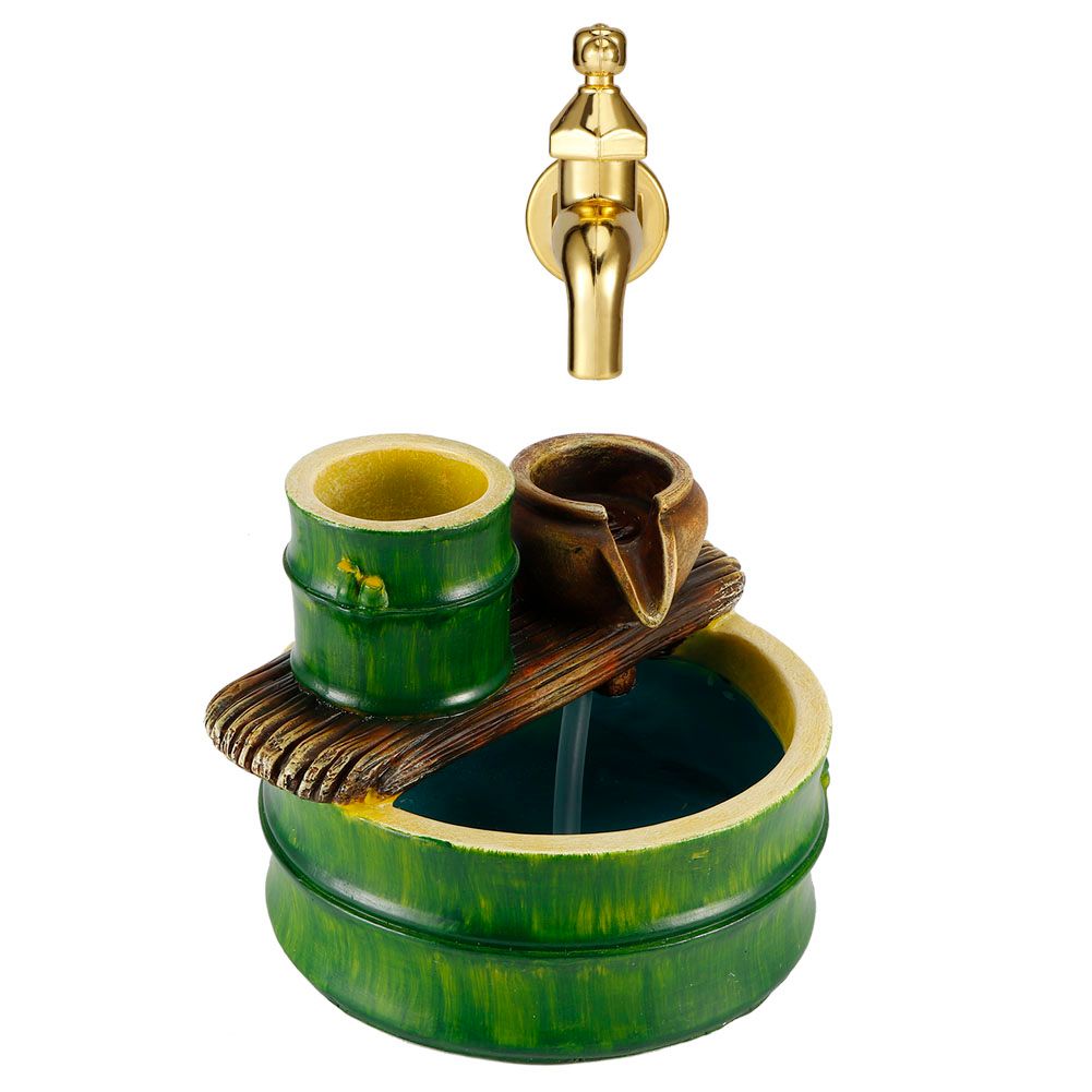 Rockery Flowing Water Floating Faucet Desktop Decoration Home Office Table view 5