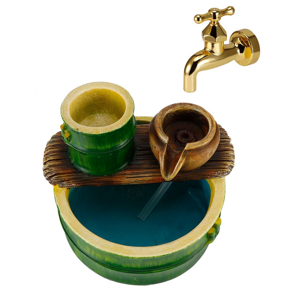 Rockery Flowing Water Floating Faucet Desktop Decoration Home Office Table view 6
