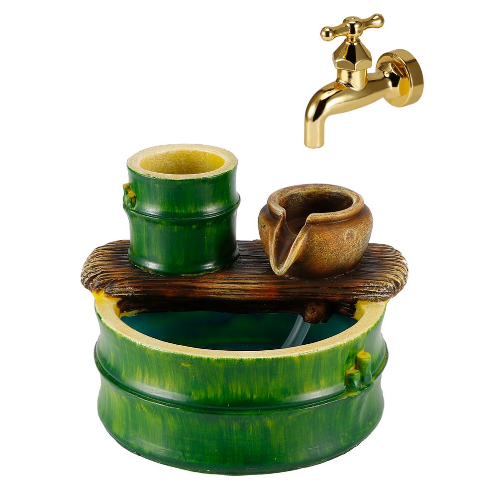 Rockery Flowing Water Floating Faucet Desktop Decoration Home Office Table view 7
