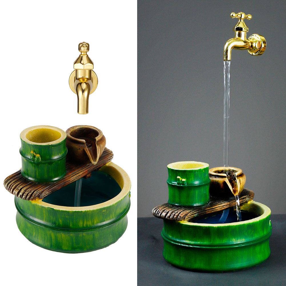 Rockery Flowing Water Floating Faucet Desktop Decoration Home Office Table view 9