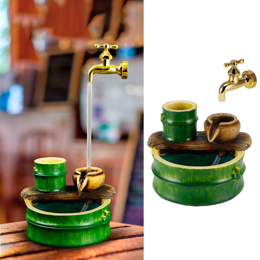 Rockery Flowing Water Floating Faucet Desktop Decoration Home Office Table view 10