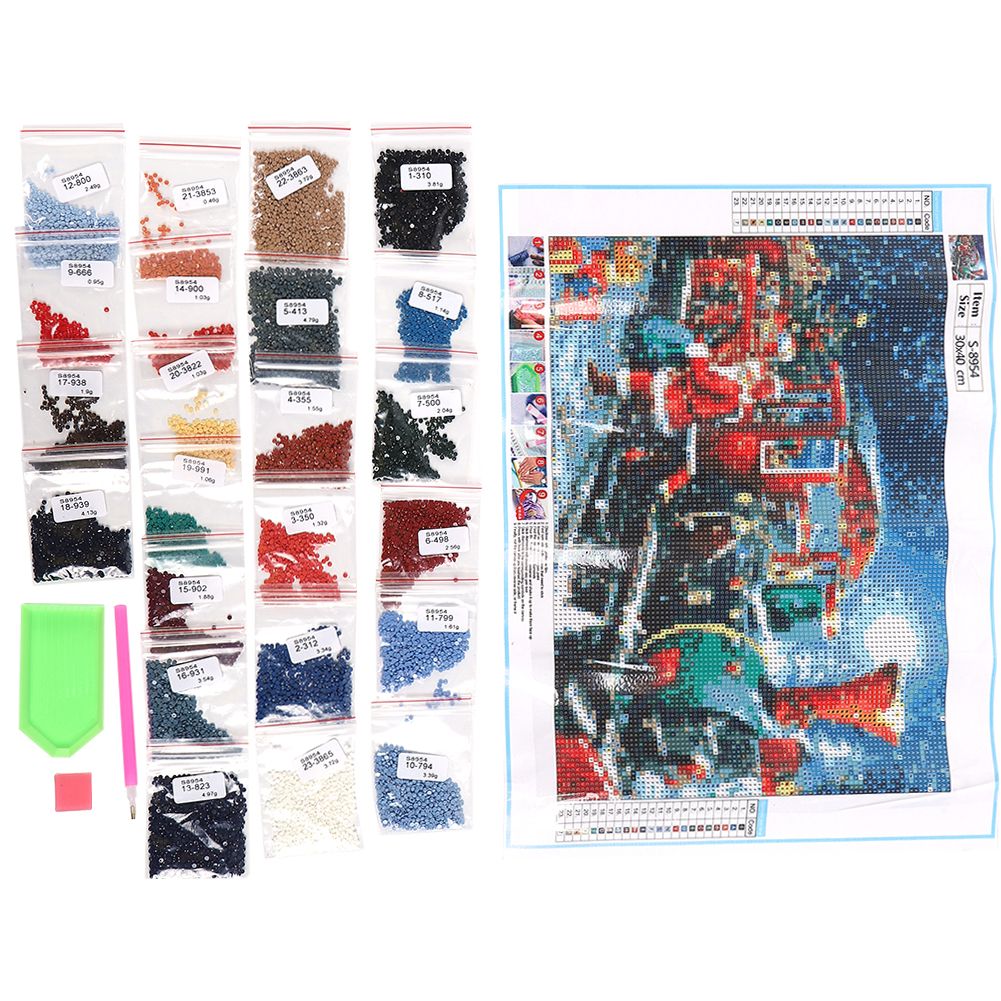 Christmas Diamond Painting Picture Rhinestones Painting DIY Home Decoration view 4