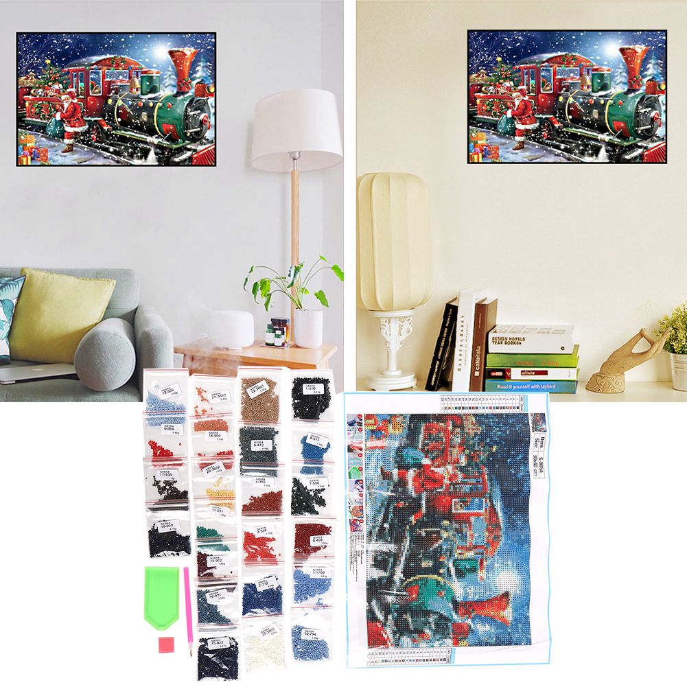 Christmas Diamond Painting Picture Rhinestones Painting DIY Home Decoration view 9