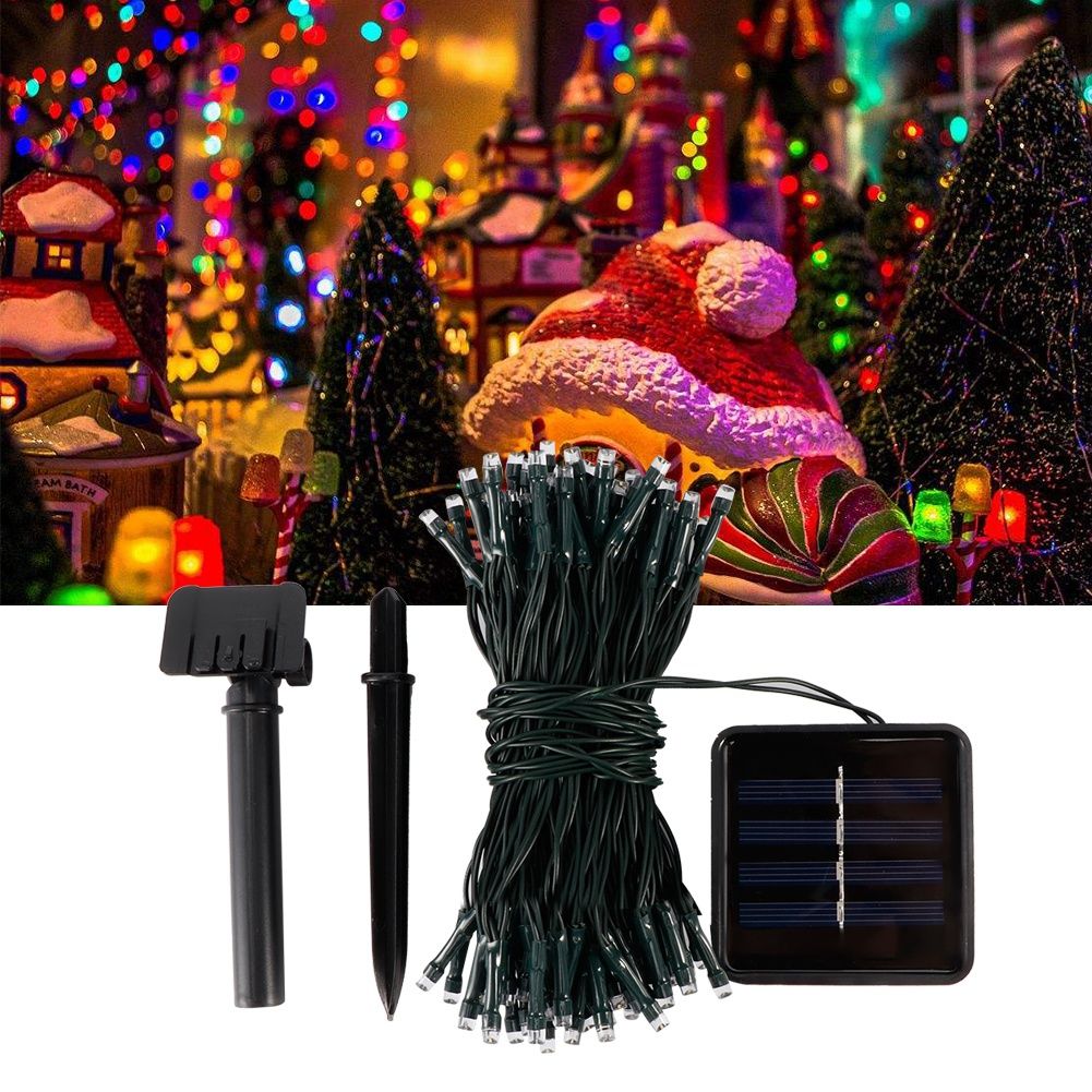 100LED Solar String Light Christmas Decorative Lights for Garden Patio Yard view 9