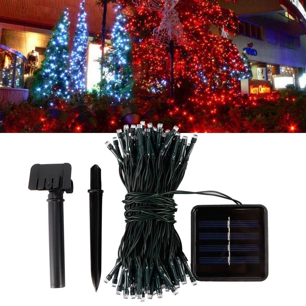 100LED Solar String Light Christmas Decorative Lights for Garden Patio Yard view 10